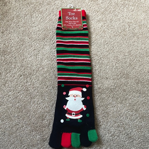 Christmas Toe socks - Picture 1 of 4